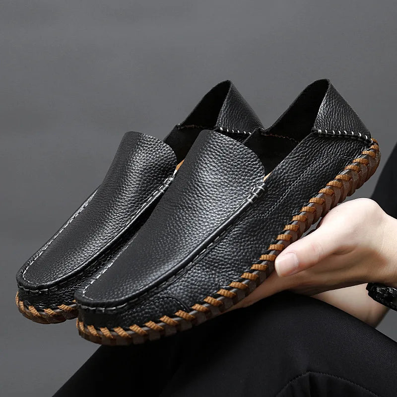 Chic Leather Men's Loafers