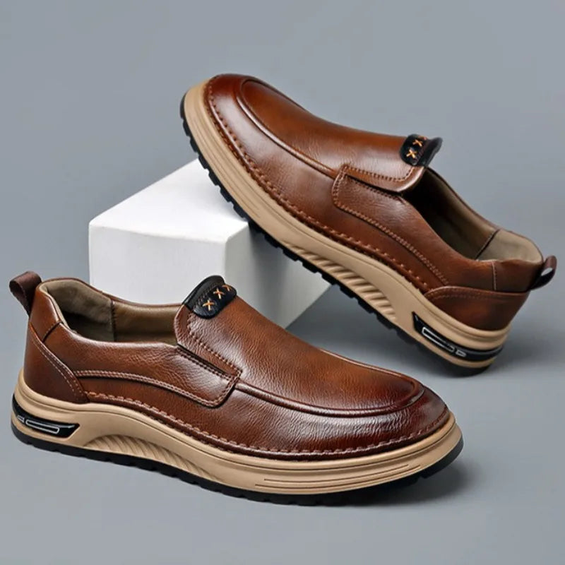 Elegant Leather Walking Shoes