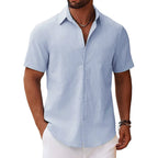Casual Short Sleeve Men's Shirt