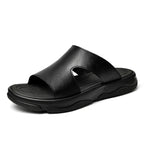 Elegant Leather Men's Sandals