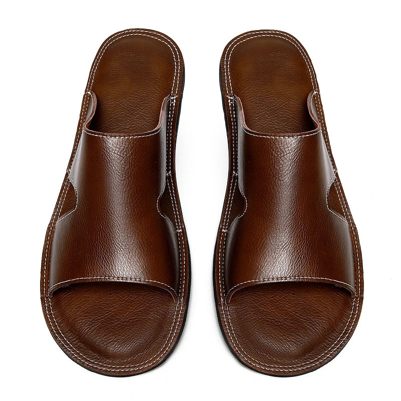 Casual Leather Slippers