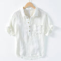 Elegant Japenese Linen Shirt