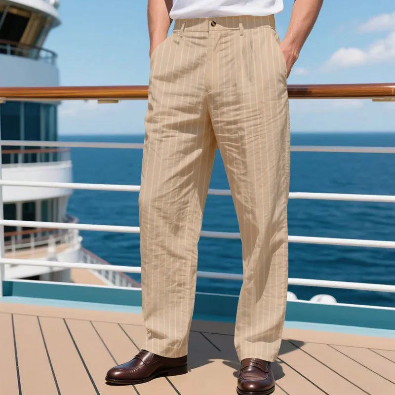 Elegant Lightweight Linen Pants