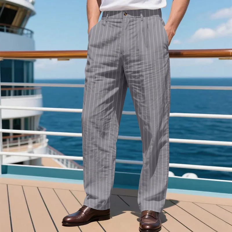 Elegant Lightweight Linen Pants