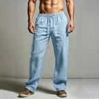 Elegant Cotton Linen Pants
