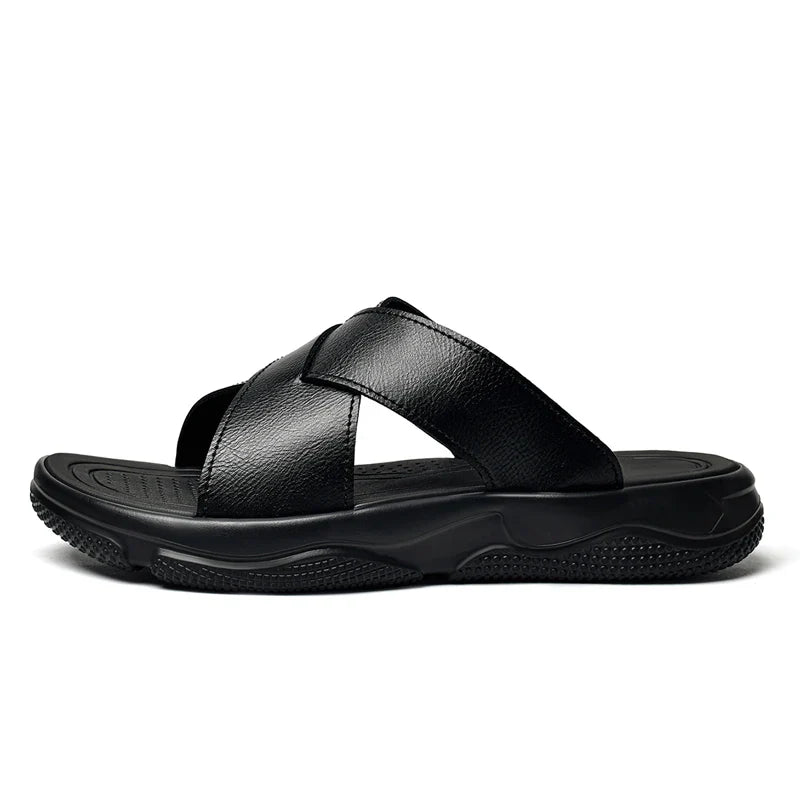Elegant Leather Beach Sandals