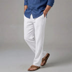Elegant Cotton Linen Pants