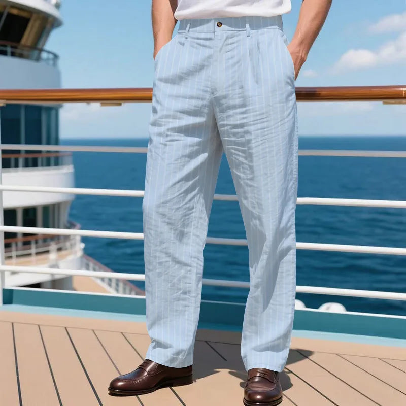 Elegant Lightweight Linen Pants