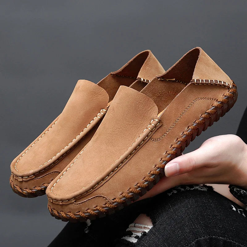 Chic Leather Men's Loafers