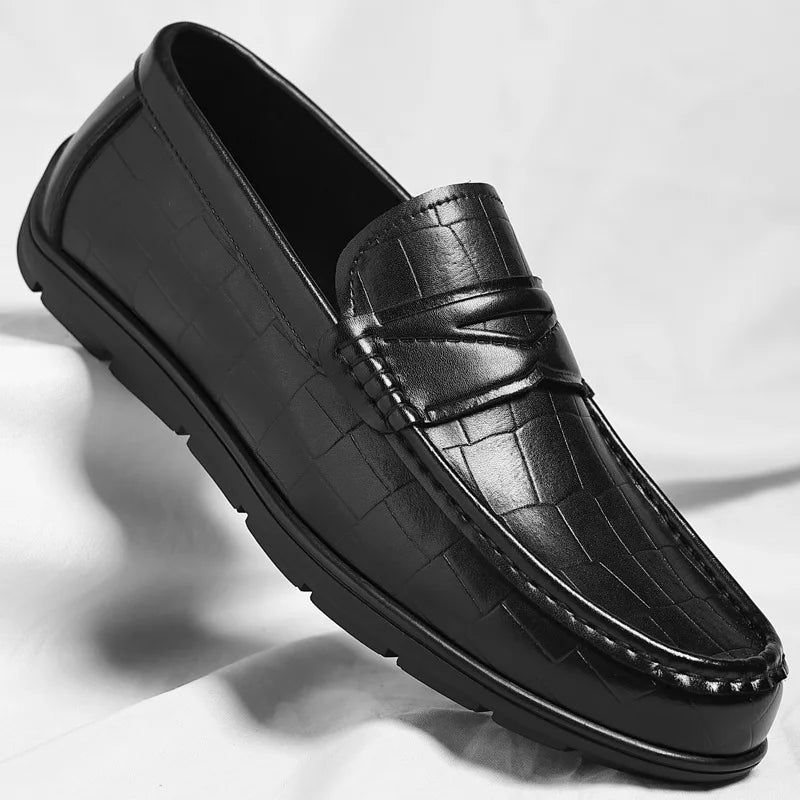 Elegant British Leather Loafers