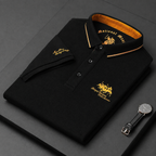 Embroidered Cotton Polo Shirt — Regular Fit