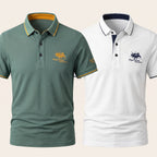 Embroidered Cotton Polo Shirt — Buy 1, Get 1 Free