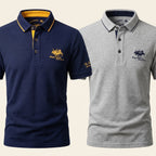 Embroidered Cotton Polo Shirt — Buy 1, Get 1 Free