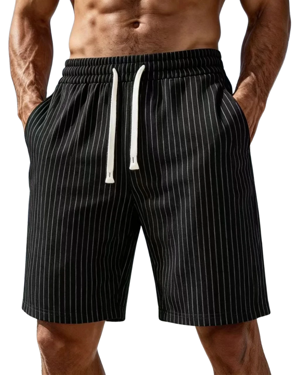 Elegant Striped Shorts