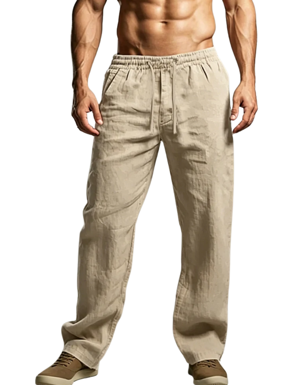 Elegant Cotton Linen Pants