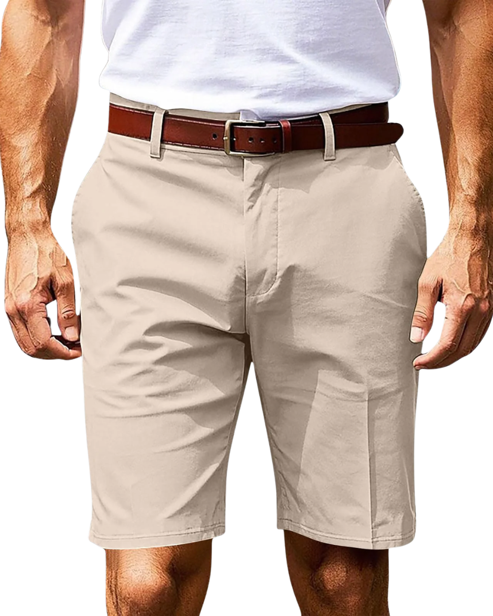 Elegant Cotton Chino Shorts