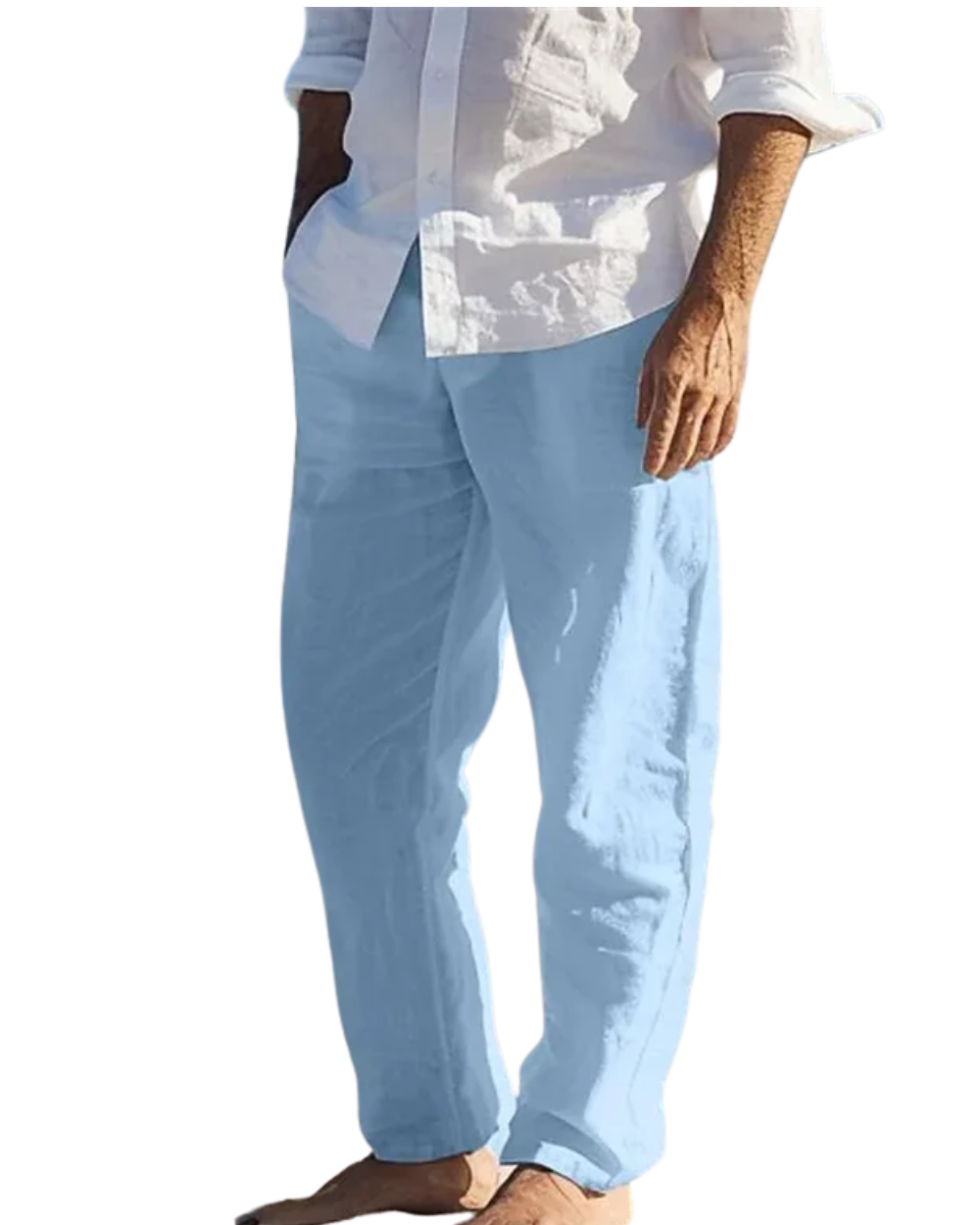 Casual Linen Beach Pants