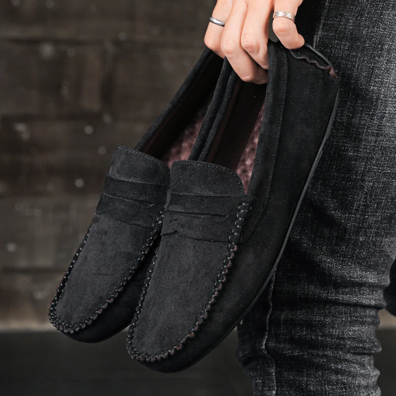 Elegant Suede Boat Loafers