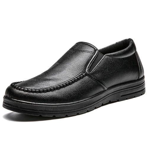 Casual Leather Slip-On Shoes