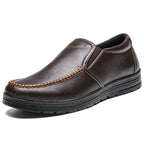 Casual Leather Slip-On Shoes