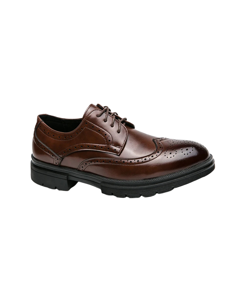 Elegant Leather Brogue Dress Shoes
