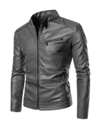 Elegant Leather Motorcycle Jacket