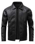 Elegant Leather Biker Jacket