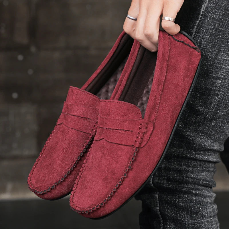 Elegant Suede Boat Loafers
